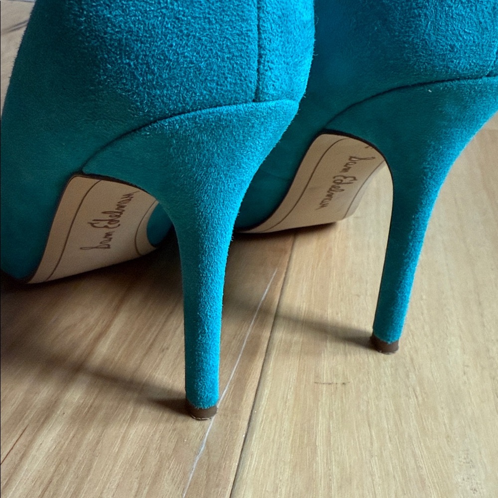 Sam Edelman Women's turquoise Pumps, Size 6 - Picture 6 of 13